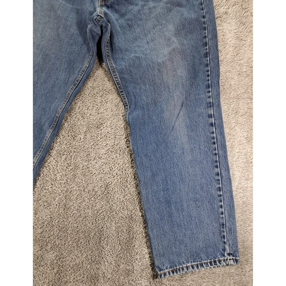 Levi's Strauss & Co Jeans Mens Sz 42x32 550 Relaxed Fit Straight Leg Denim Blue - Picture 5 of 16